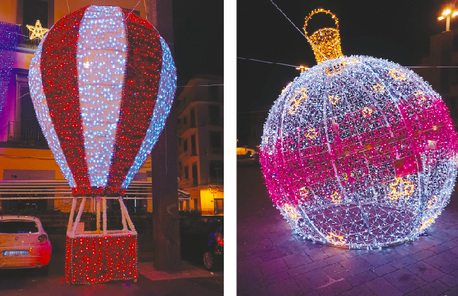 Beffa Luminarie Il Pacco Di Natale A Torre Del Greco Spesi